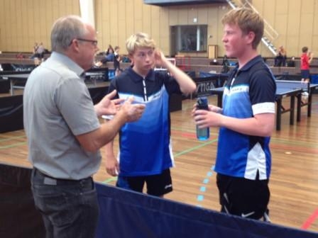 Allan coacher Nikolaj og Jonas